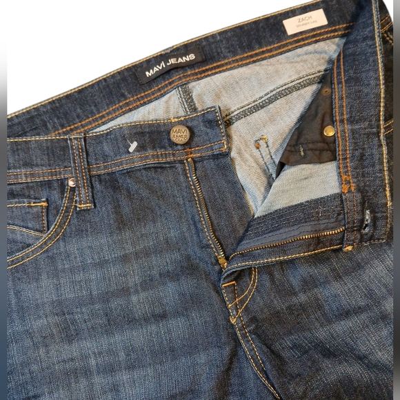 Mavi‎ Jeans Indigo Brushed Zach Straight leg Jeans size 35/32 - Picture 1 of 8